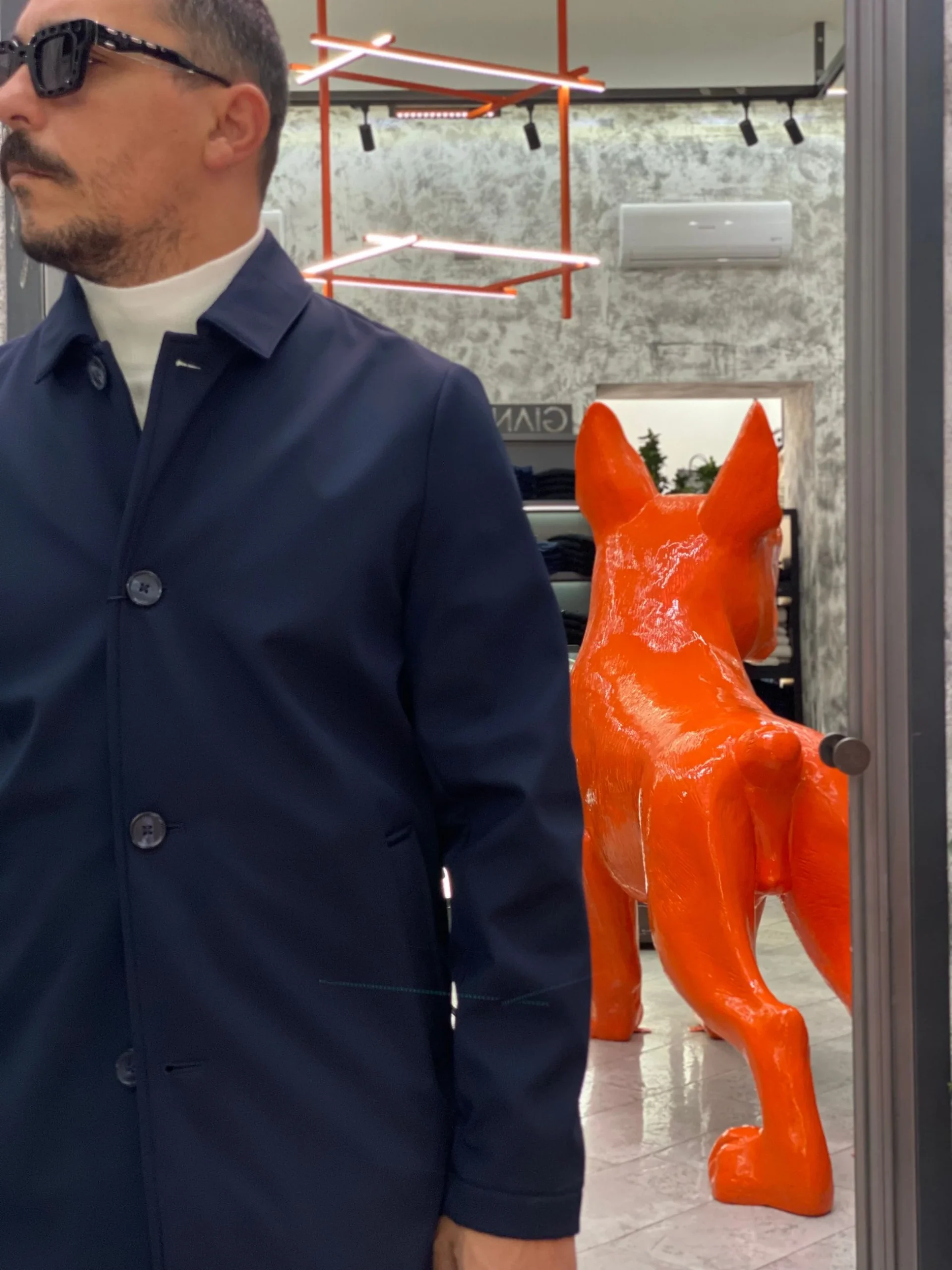 TRENCH IN TESSUTO SOFTSHELL ED INTERNO IN PILE - REGULAR FIT MK9940063.BLU - immagine 6