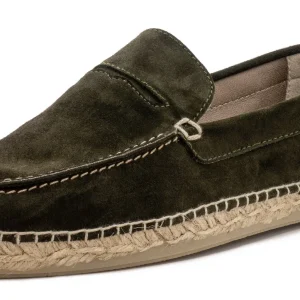 MOCASSINO DA BARCA IN CAMOSCIO E SUOLA IN JUTA