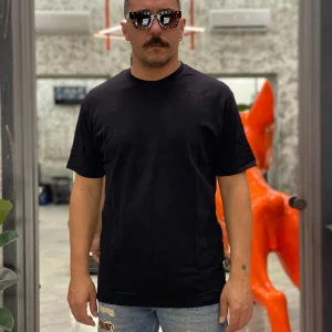 T-SHIRT BASIC IN TESSUTO PREMIUM COTONE/MODAL - COMFORT FIT GL505L.NER