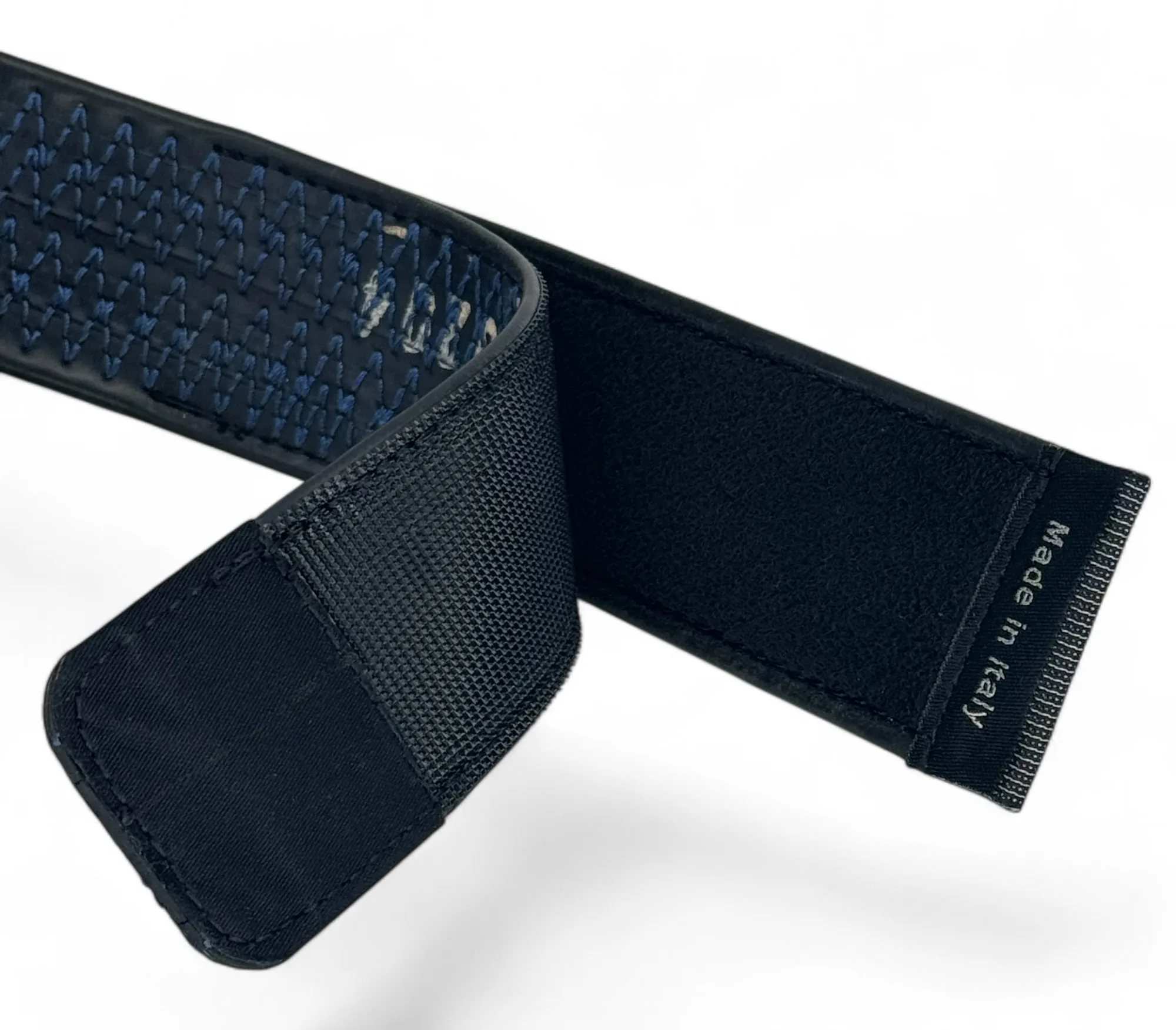 123456 Cintura elastica Cucitura Blu - immagine 3