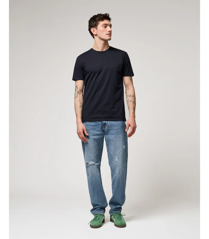 T-SHIRT BASIC IN 100% COTONE EXTRA FINE - REGULAR FIT GL1078F-S26.BLU - immagine 8