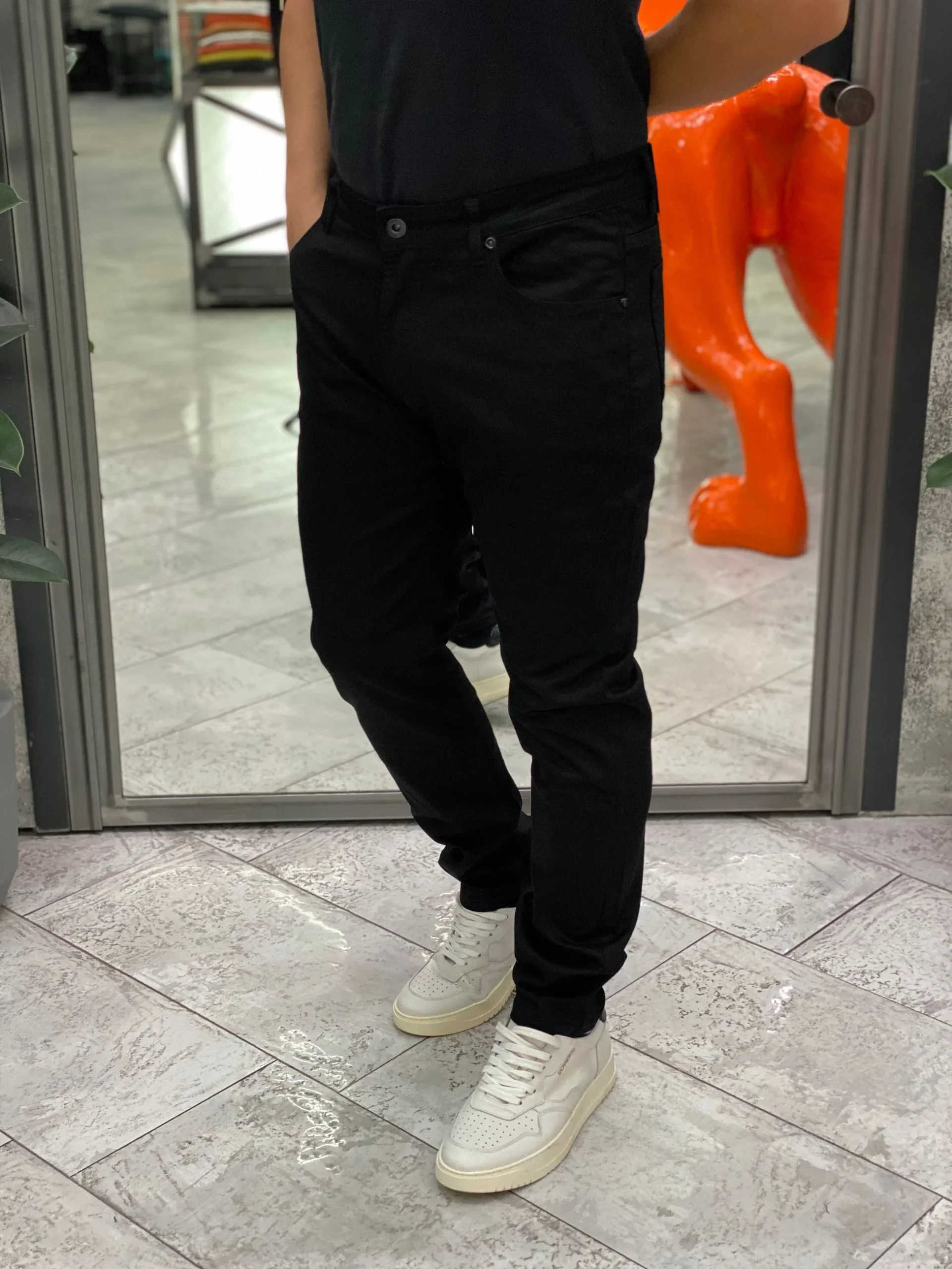 JEANS BRUCE 5 TASCHE ELASTICIZZATO - REGULAR/SLIM FIT GL2526YH.NER