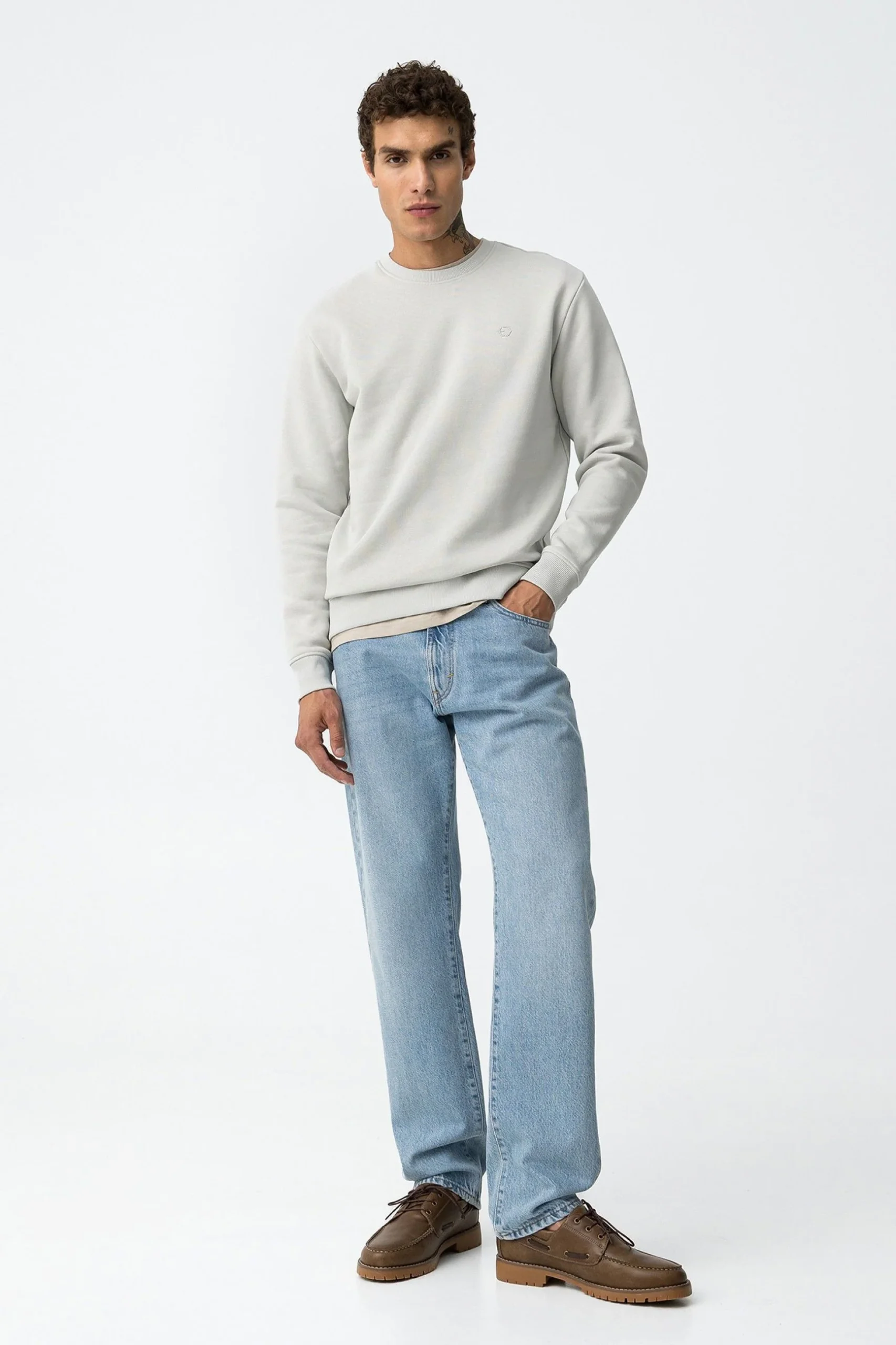 JEANS AUSTIN_52 IN TELA FISSA - STRAIGHT FIT 10063037 - immagine 2