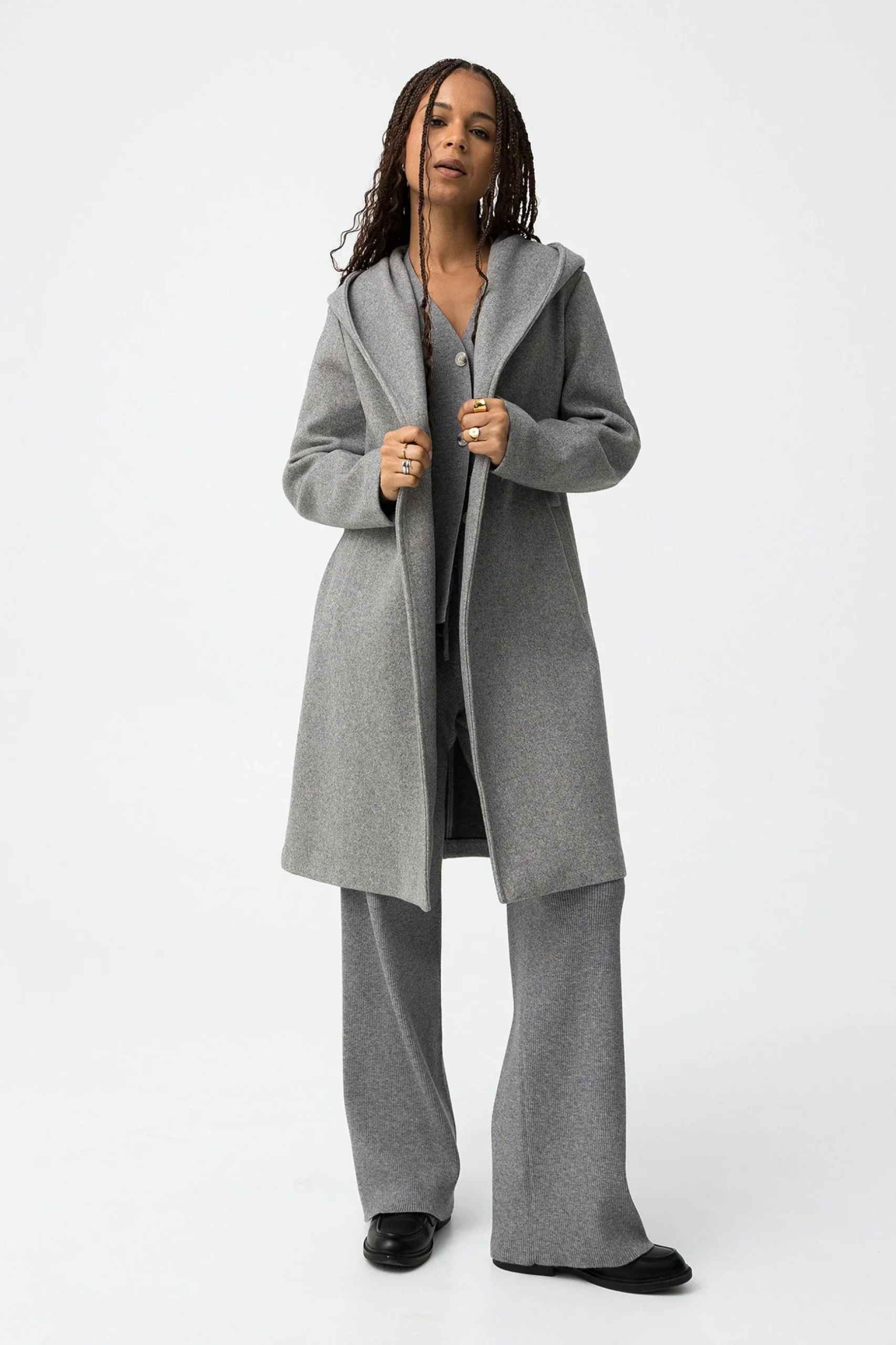 PANTALONE DA COMPLETO MIX&MATCH_P IN MAGLIA AMPIO CON LACCIO IN VITA - COMFORT FIT 10062159.GRI - immagine 4