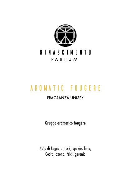 AROMATIC FOUGERE EAU DE PARFUM NO GENDER - GRUPPO AROMATICO - MODERATO/FORTE - immagine 3