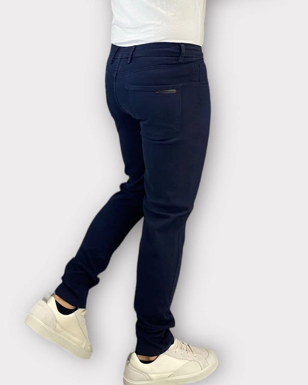 PANTALONE BASIC 5 TASCHE IN COTONE ELASTICIZZATO - SLIM FIT - immagine 7