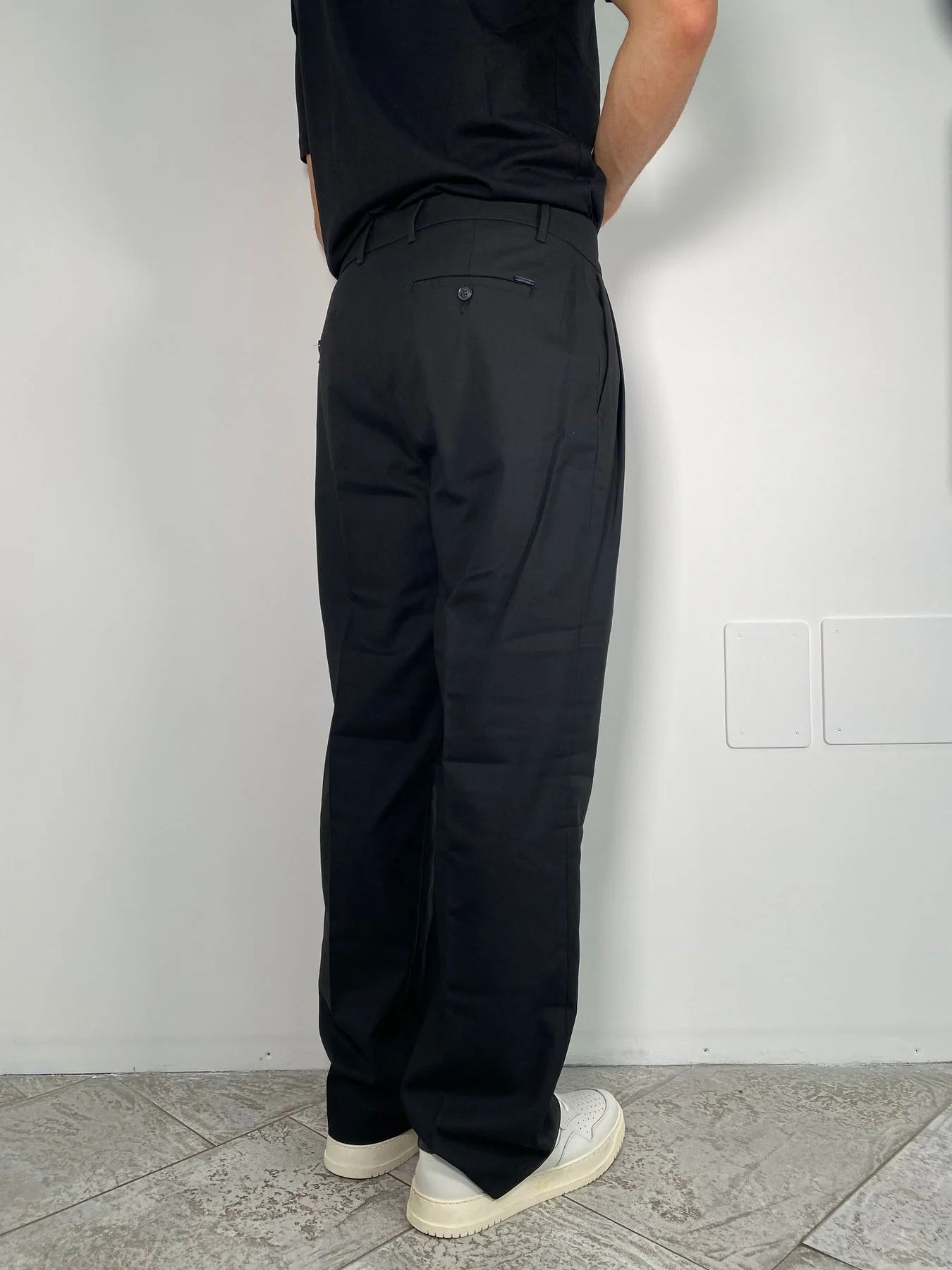 PANTALONE DA COMPLETO IN TESSUTO ELEGANTE CON FONDO AMPIO - RELAXED FIT - immagine 5