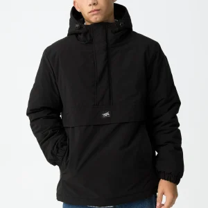 GIUBBINO MONFORT CON CAPPUCCIO REGOLABILE CON COULISSE. TASCHE LATERALI E ORLO E POLSINI ELASTICIZZATI - REGULAR FIT 10062547.NER