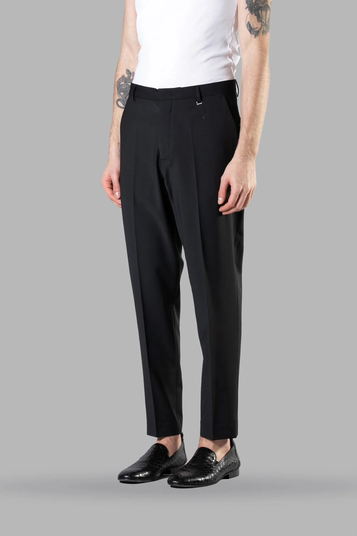 PANTALONE DA ABITO IN ELEGANTE TESSUTO FRESCO LANA - REGULAR FIT - immagine 5