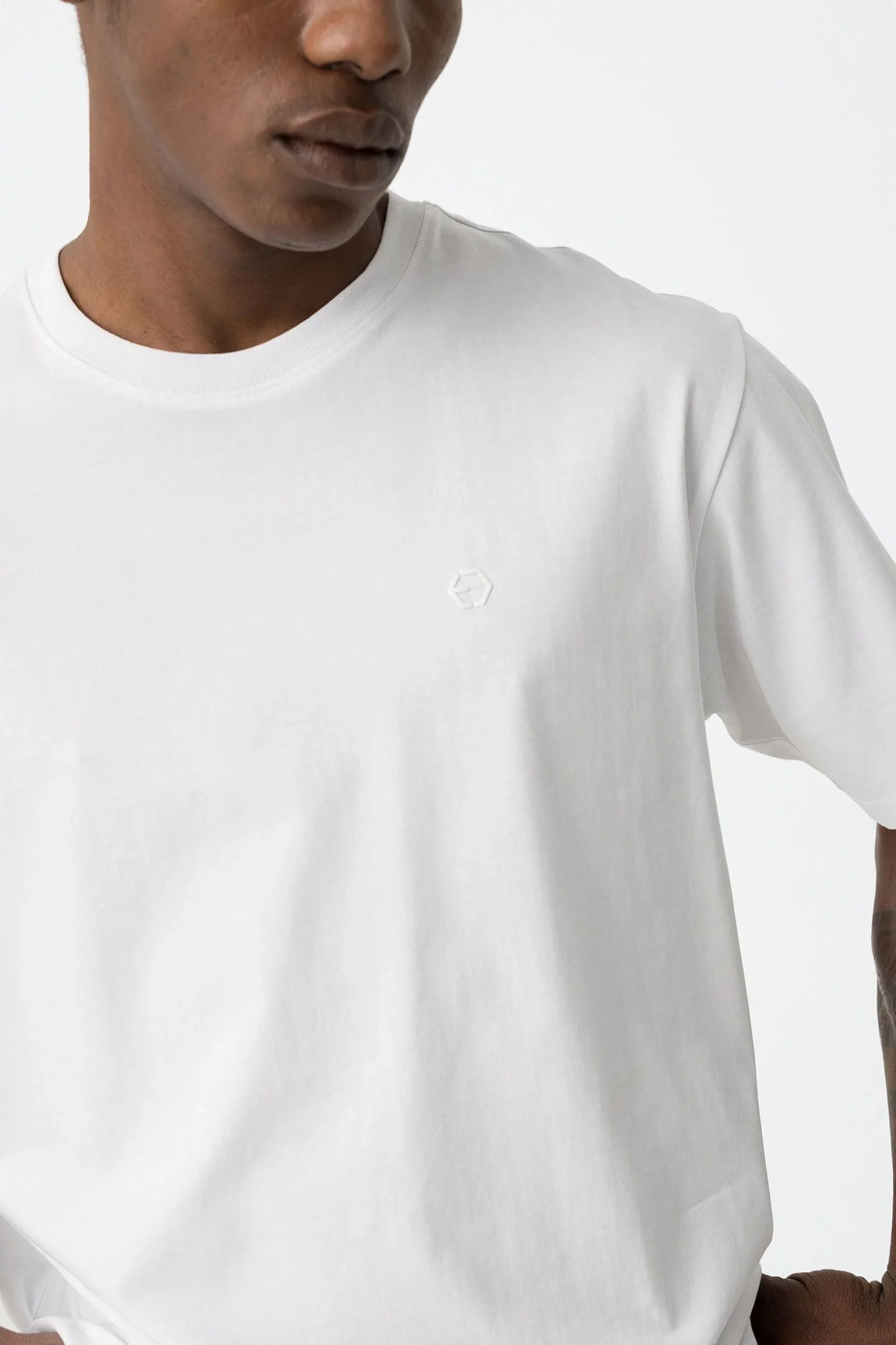 T-SHIRT JACK BASIC IN 100% COTONE CON LOGO LATO CUORE - RELAXED FIT 10059139.BIA - immagine 3