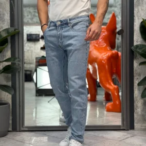 JEANS BRUCE 5 TASCHE LIGHT WASH IN TELA ELASTICIZZATA - REGULAR SLIM FIT GL6500Q