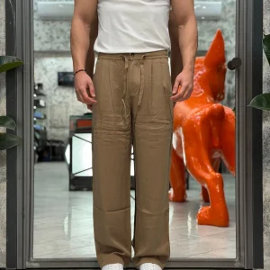 PANTALACCIO DA COMPLETO IN MORBIDO TESSUTO LYOCELL CON TASCA AMERICA - OVER FIT GLW084G.CAM