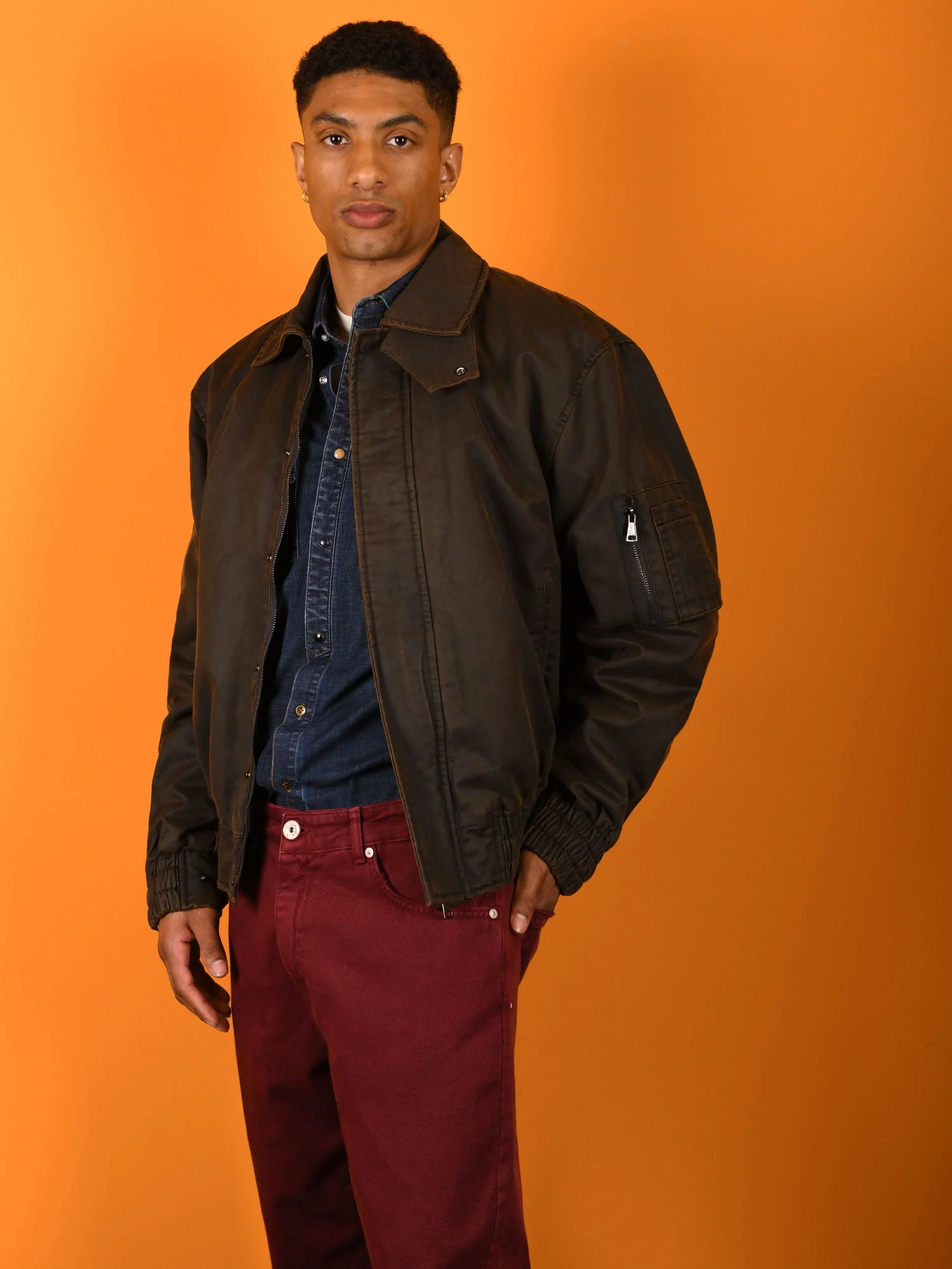 Bomber heritage modello aviator - comfort fit m25226130.mor