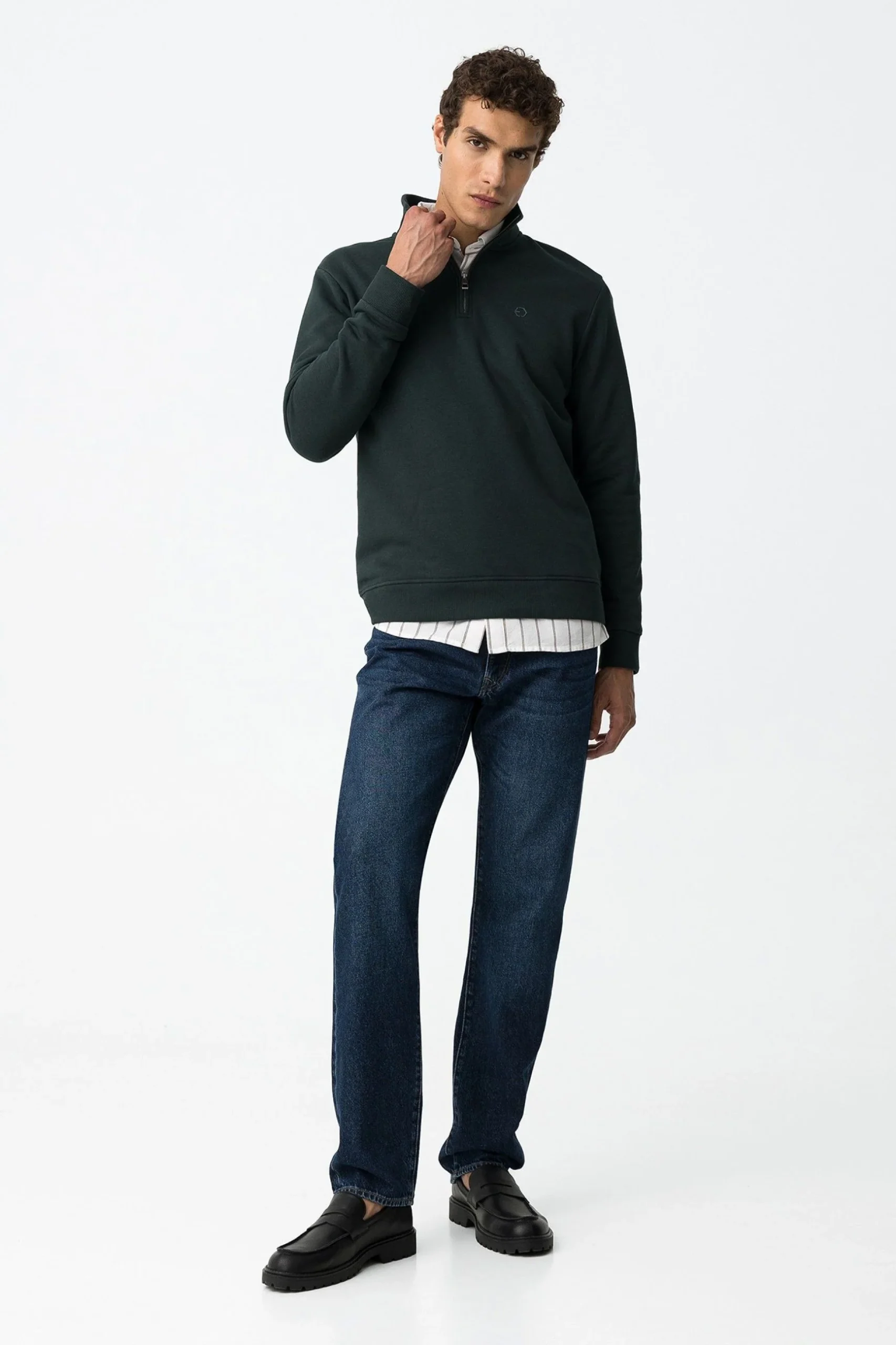 JEANS AUSTIN_58 5 TASCHE ZERO WASH - STRAIGHT LEG (GAMBA DRITTA) 10064277 - immagine 3