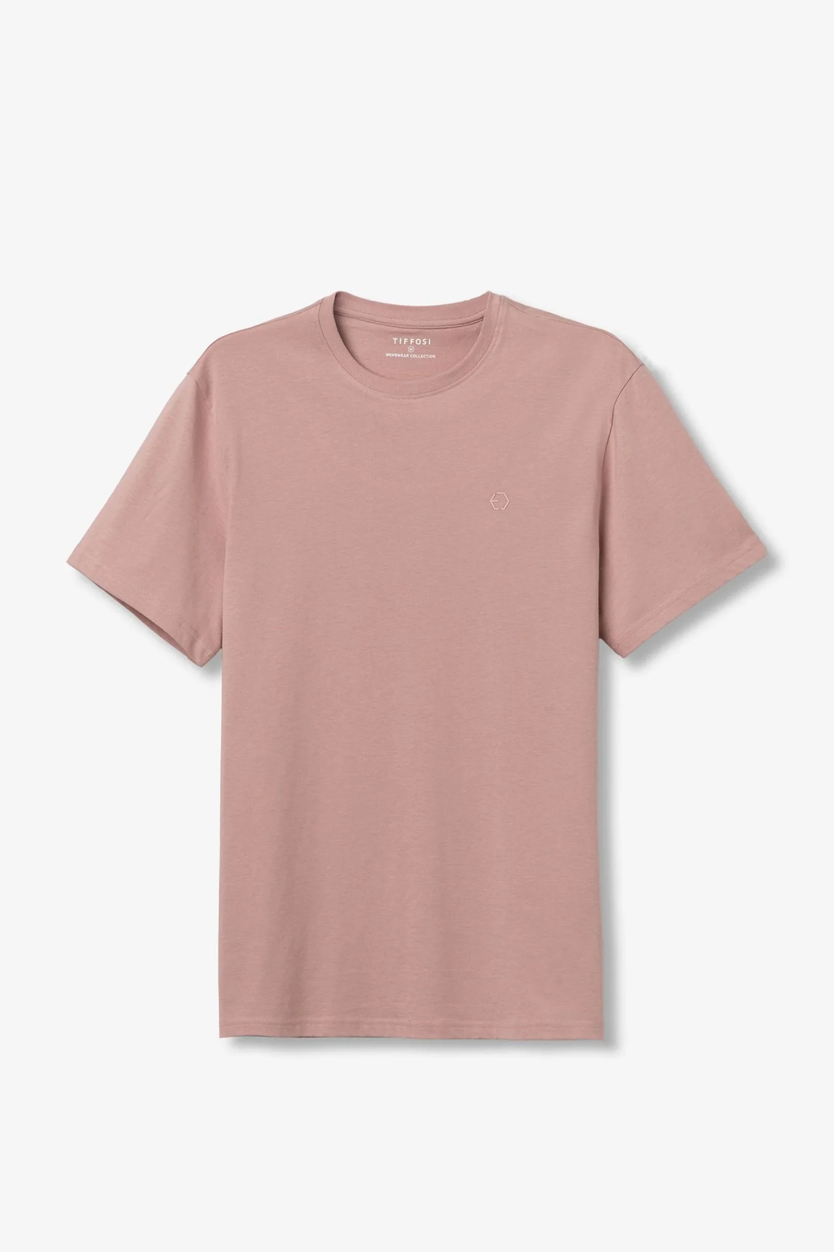 T-SHIRT BARTON BASIC IN 100% COTONE CON LOGO LATO CUORE - REGULAR FIT 10048304.ROSA - immagine 6