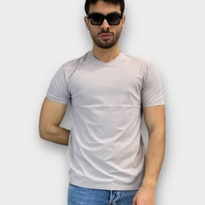 T-SHIRT BASIC IN TESSUTO EXTRA LIGHT ELASTICIZZATO - REGULAR FIT