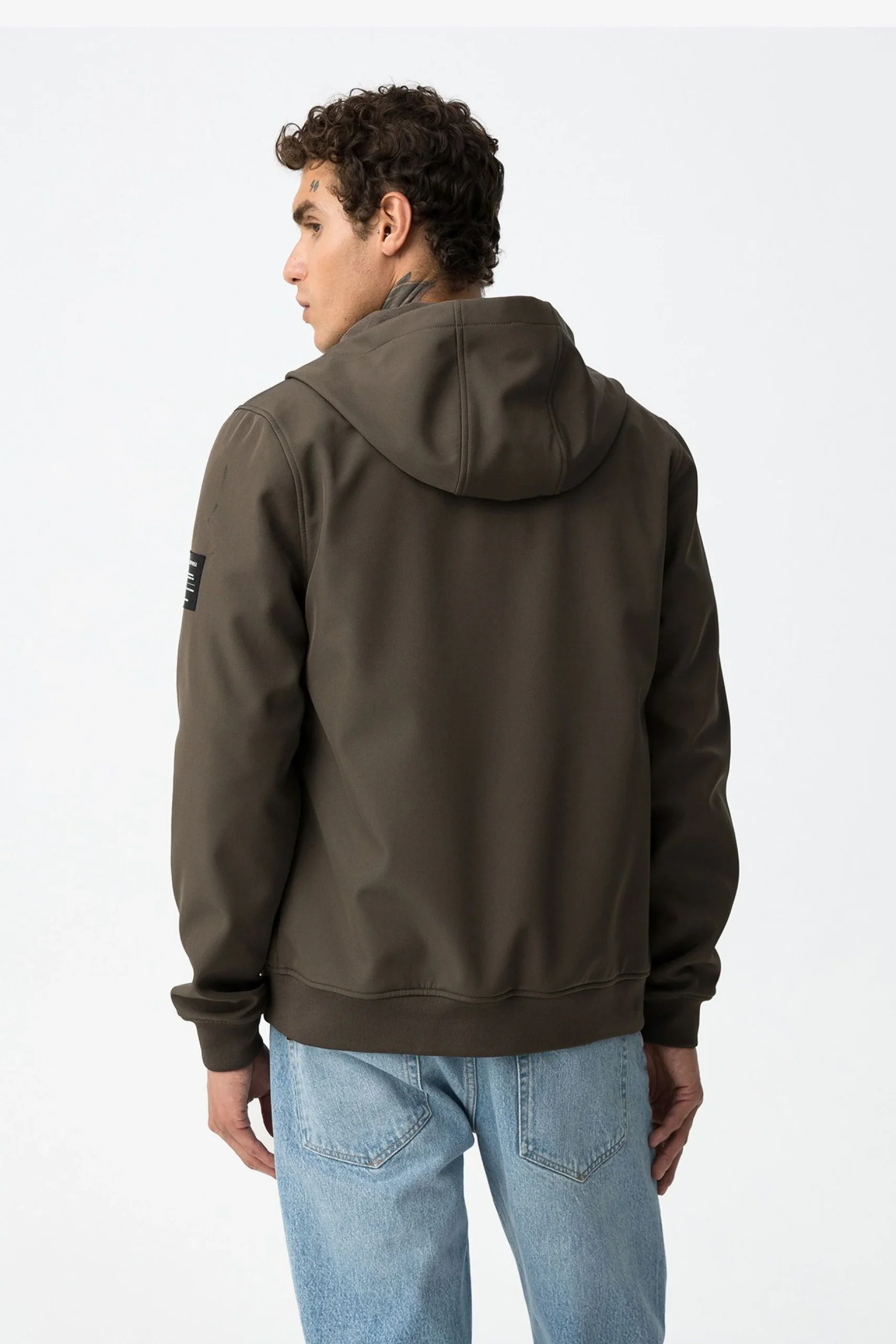 GIUBBINO PRYOR IN TESSUTO TECNICO CON CAPPUCCIO ED ELASTICO AL FONDO, ANTIPIOGGIA E CHIUSURA TERMICA - REGULAR FIT 10063157.TOR - immagine 6