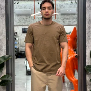 T-SHIRT BASIC IN 100% COTONE EXTRA FINE - REGULAR FIT GL1078F-S26.KHA