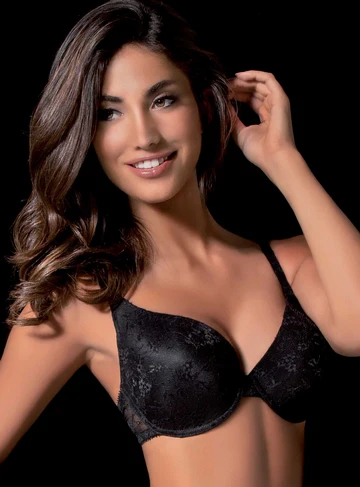 LoveandBra - Art. Lady - Reggiseno Balconcino in Pizzo Coppa D