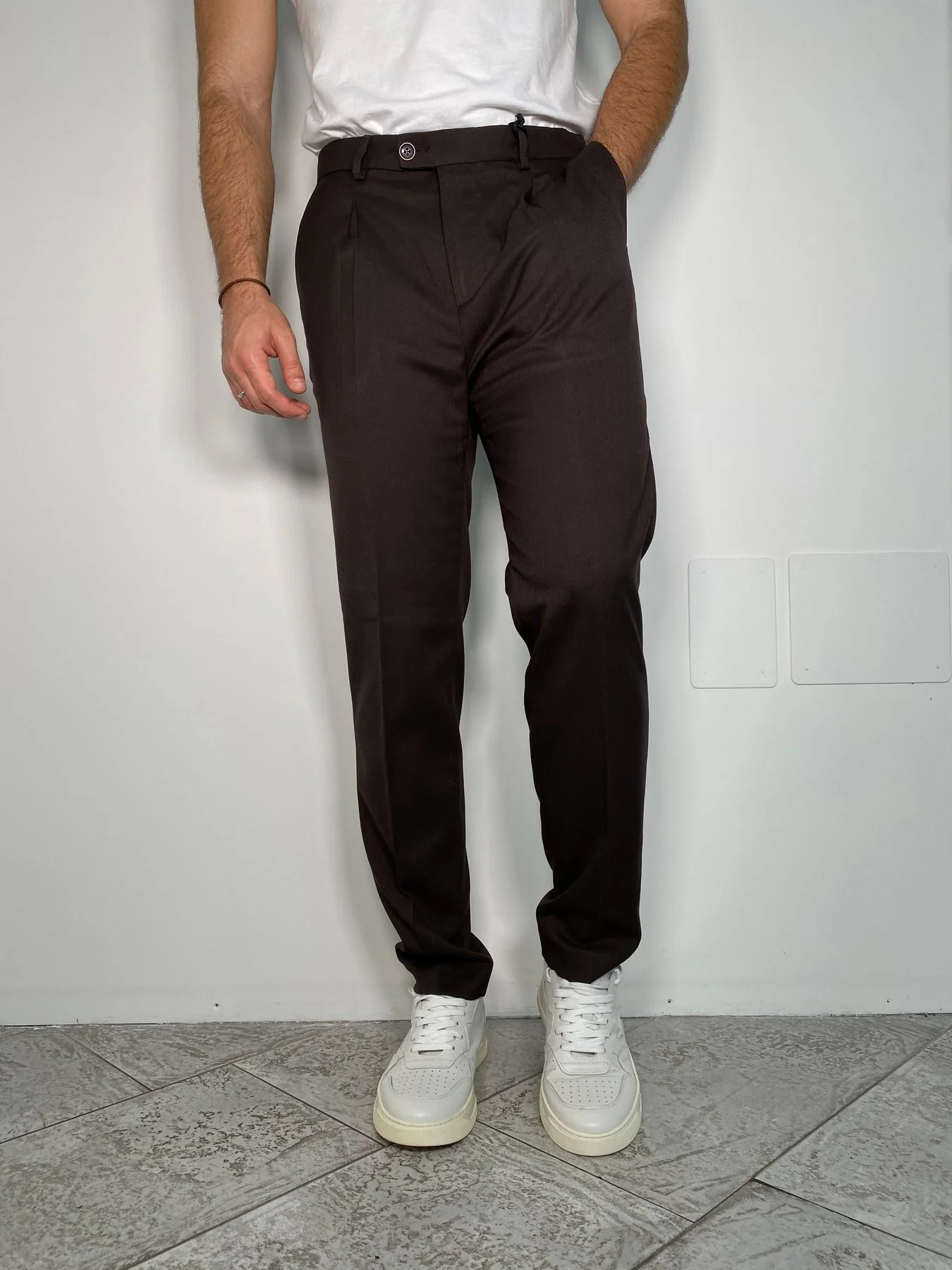 PANTALONE DA COMPLETO TASCA AMERICA - REGULAR FIT - immagine 2