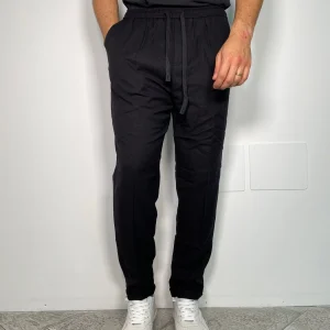 PANTALACCIO BRED IN MISTO LANA ELASTICIZZATO CON RISVOLTINO - REGULAR FIT