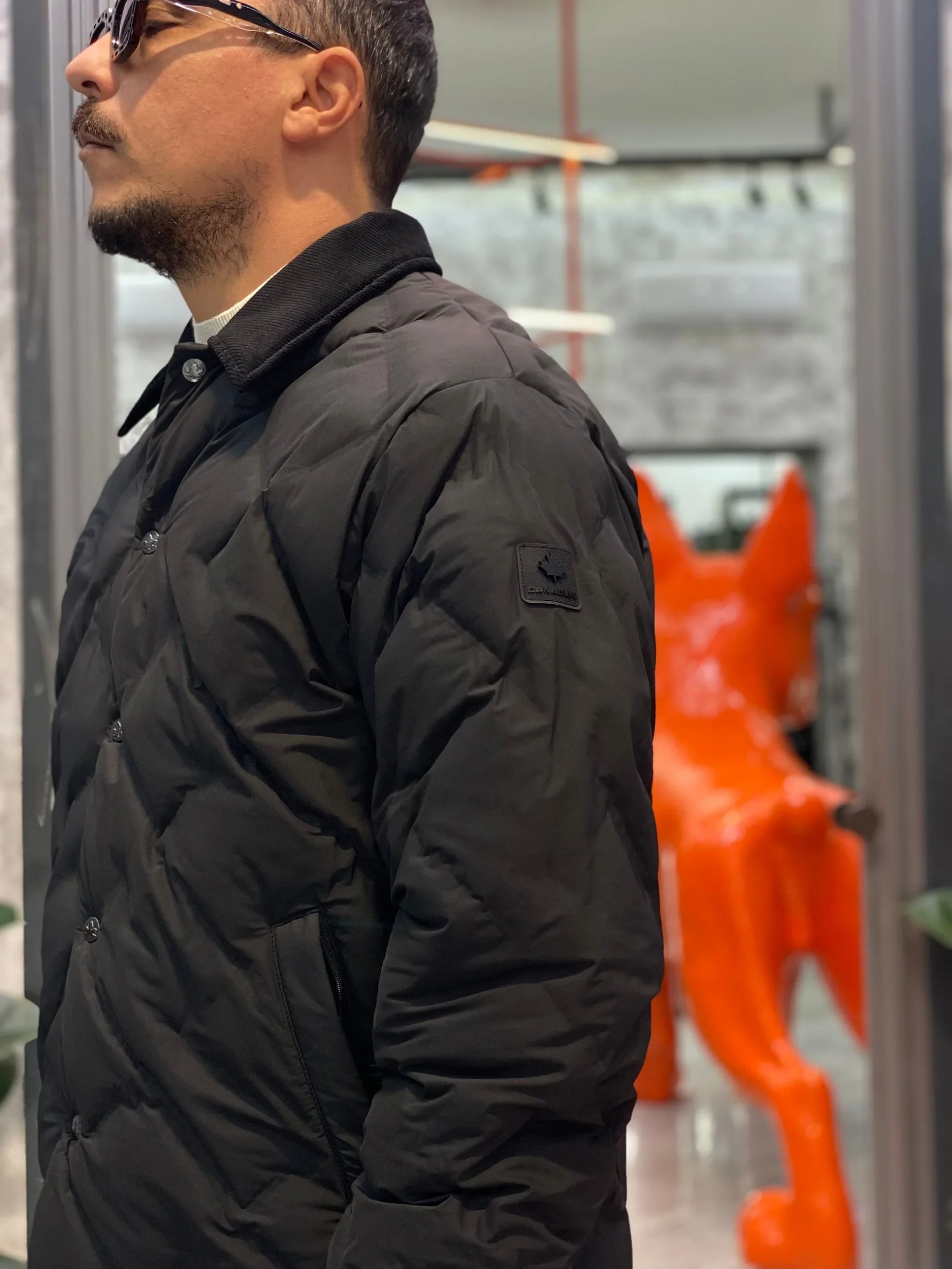 GIACCA GLENEVIS TRAPUNTATA MODELLO BARBOUR IN TESSUTO ELASTICIZZATO - COMFORT FIT CN.G225242.NER - immagine 6