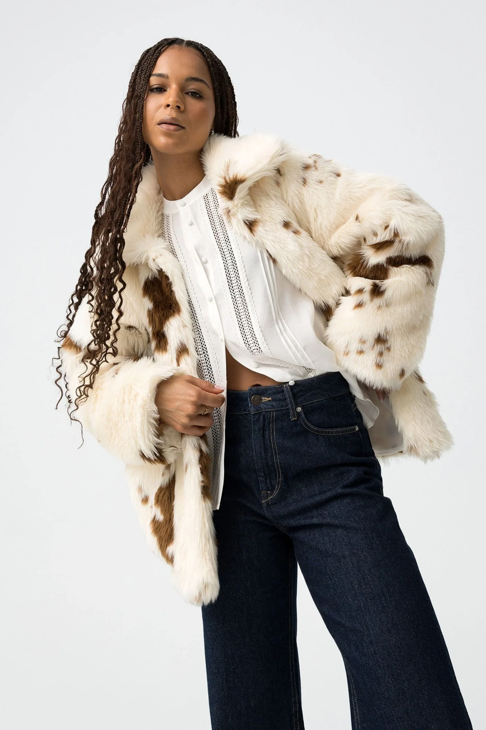 ECOPELLICCIA MAIA IN FANTASIA ANIMALIER - COMFORT FIT 10066033 - immagine 3