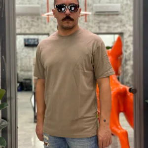 T-SHIRT BASIC IN TESSUTO PREMIUM COTONE/MODAL - COMFORT FIT GL505L.MUD