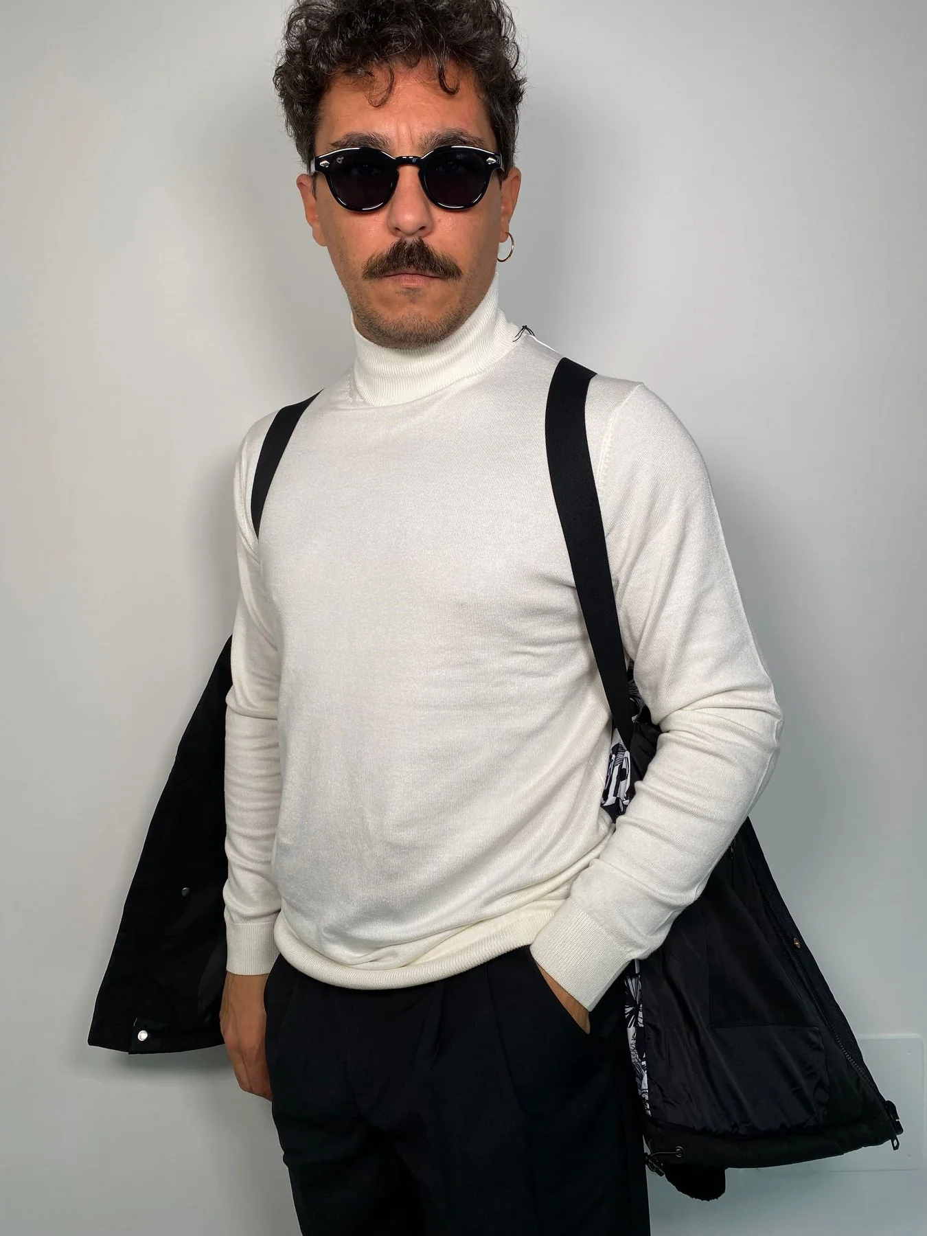 GIUBBINO MODELLO PUFFER CON CHIUSURA ZIP E BOTTONI AUTOMATICI - REGULAR FIT - immagine 7