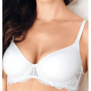 Lormar - Art. Mousse Pizzo - Reggiseno Balconcino Imbottito in Pizzo con Ferretto Coppa C