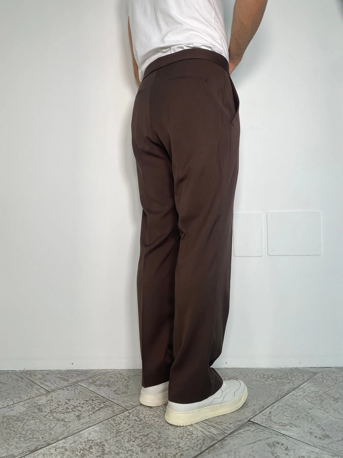 PANTALONE DA COORDINATO FONDO AMPIO CON TASCONE SUL DAVANTI - RELAXED FIT - immagine 5