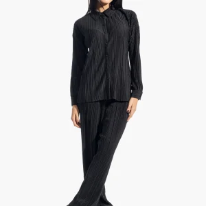 Completo FK Milano F368F181/F368F056 Plissettato in jersey morbido ed elasticizzato con bottoni stilizzati