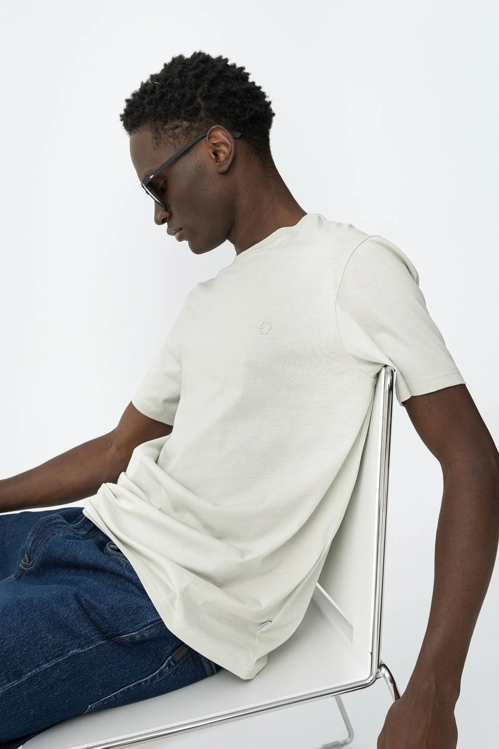 T-SHIRT BARTON BASIC IN 100% COTONE CON LOGO LATO CUORE - REGULAR FIT 10048304.PES - immagine 3