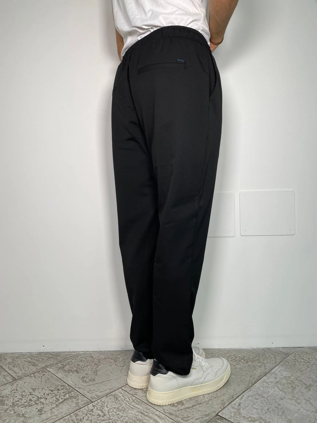 PANTALACCIO LEONARD IN TESSUTO ELASTICIZZATO CON ACCESSORIO CATENA REMOVIBILE - REGULAR FIT - immagine 4