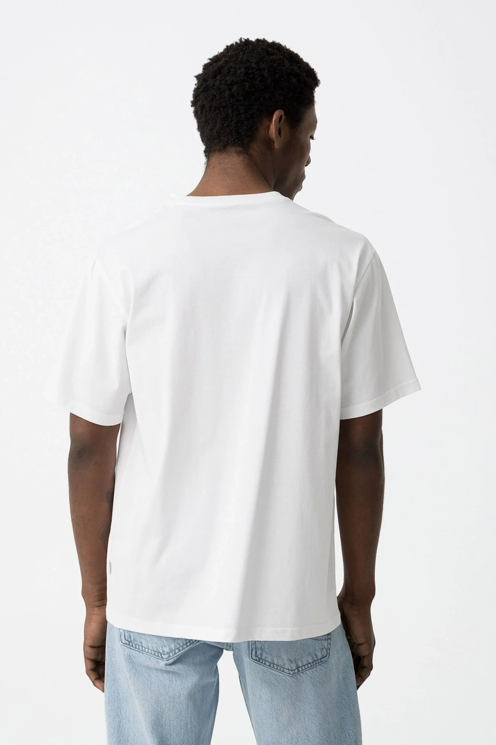 T-SHIRT JACK BASIC IN 100% COTONE CON LOGO LATO CUORE - RELAXED FIT 10059139.BIA - immagine 4