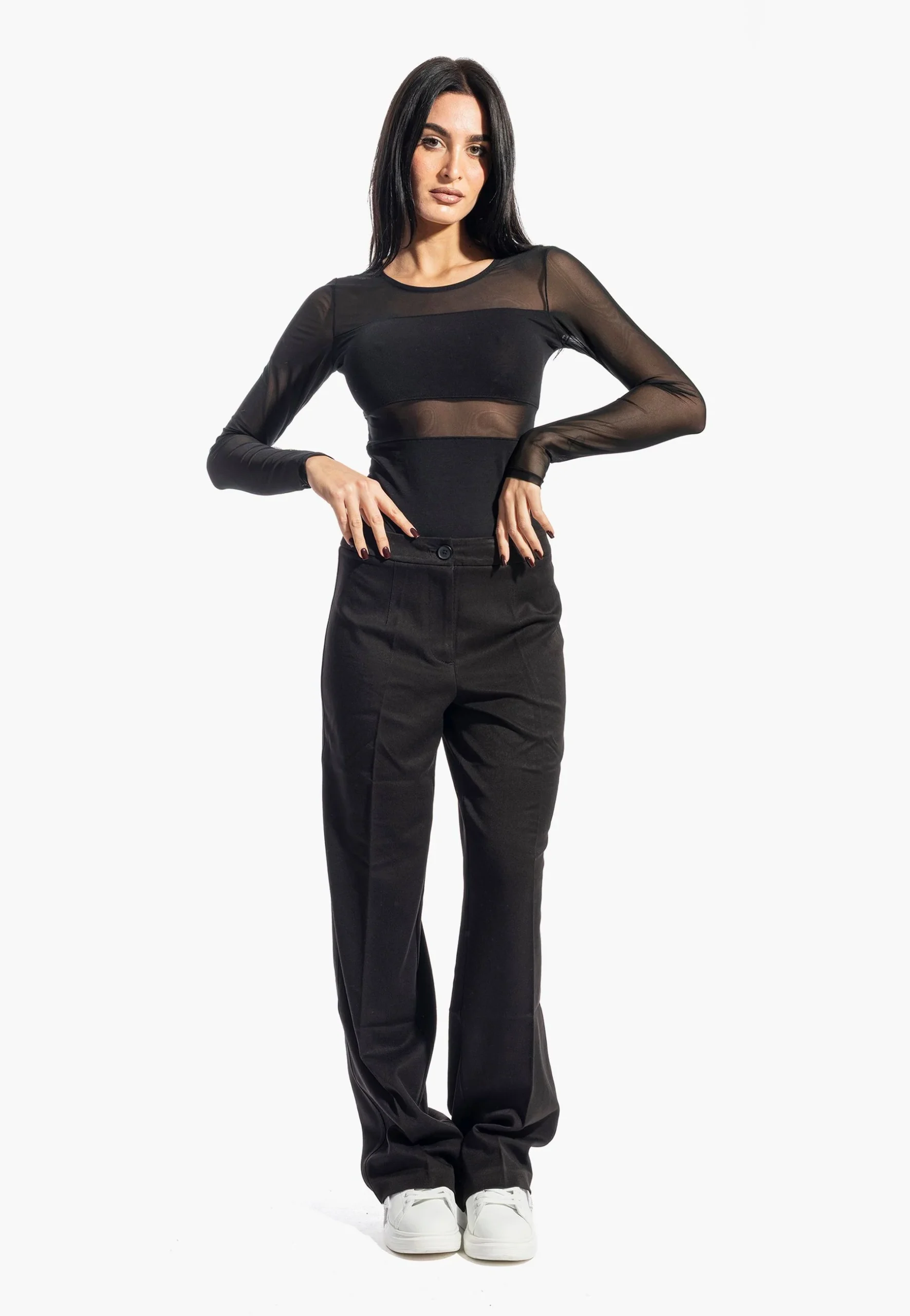 Pantalone Palazzo FK Milano 15F296F527 Strainght Fit Lunghezza ''32 - immagine 3