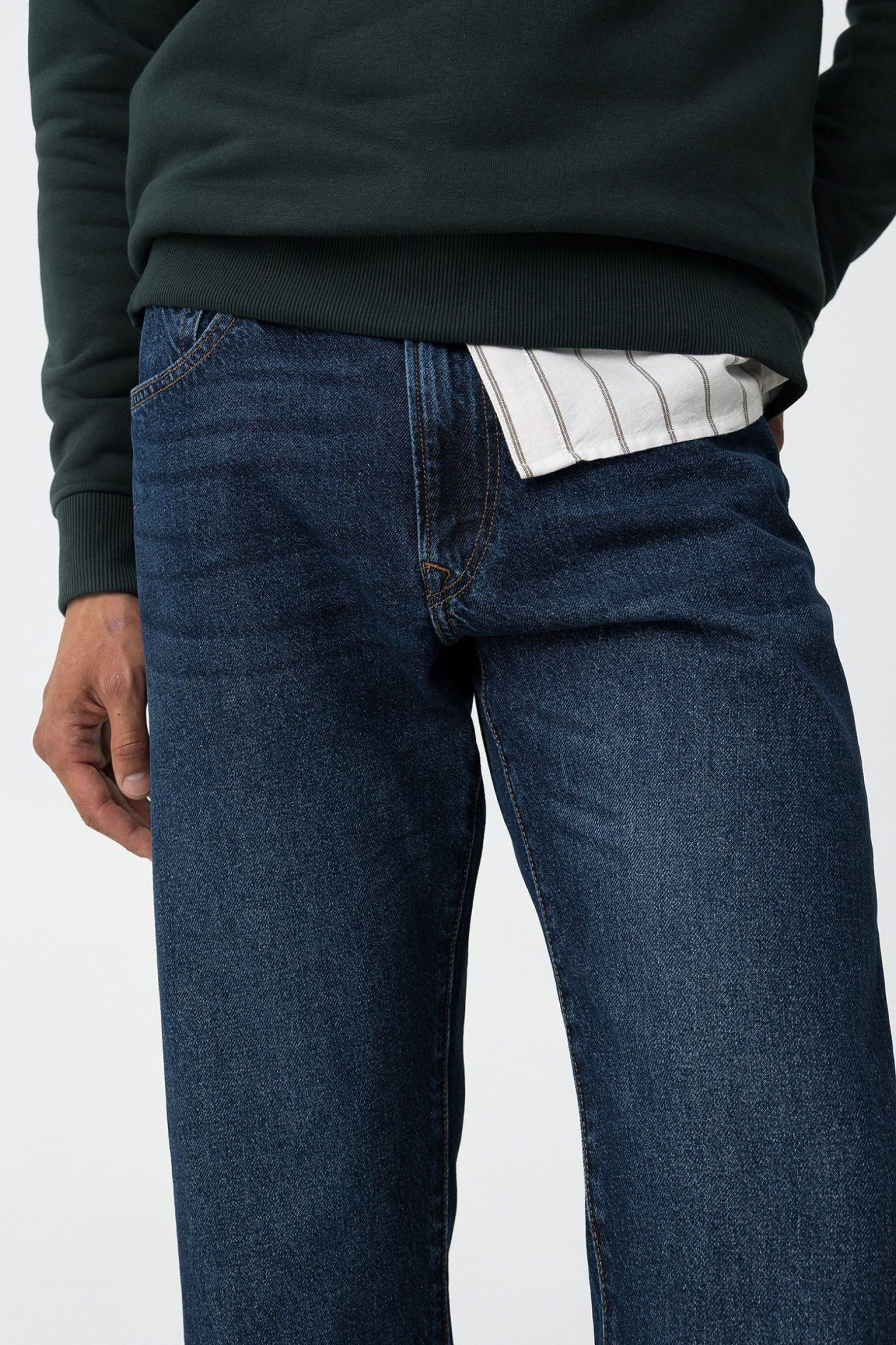 JEANS AUSTIN_58 5 TASCHE ZERO WASH - STRAIGHT LEG (GAMBA DRITTA) 10064277 - immagine 5