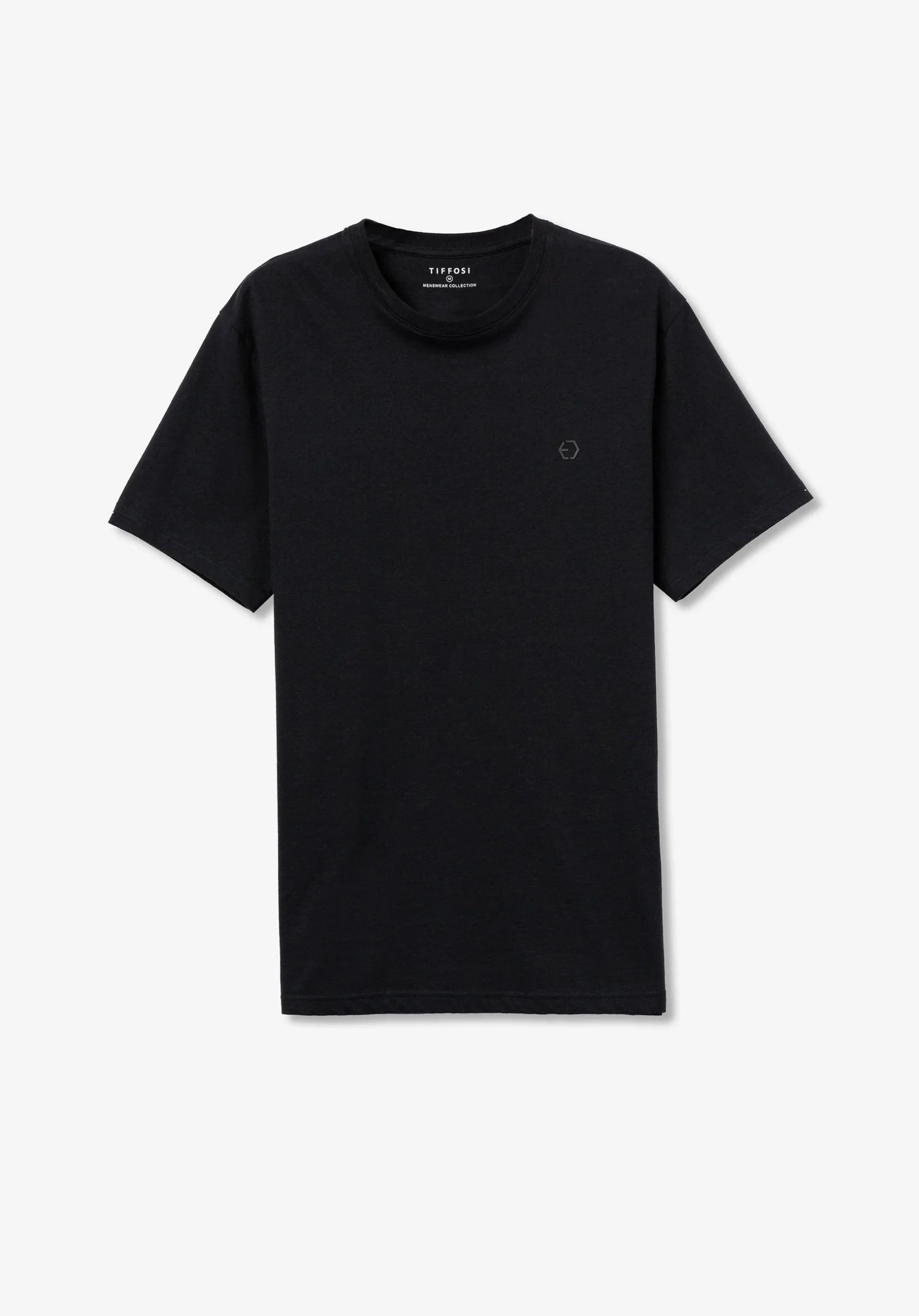 T-SHIRT BARTON BASIC IN 100% COTONE CON LOGO LATO CUORE - REGULAR FIT 10048304.BLU - immagine 5