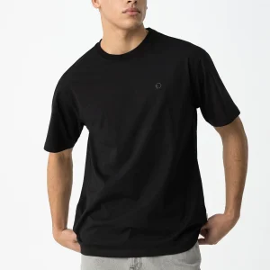 T-SHIRT JACK BASIC IN 100% COTONE CON LOGO LATO CUORE - RELAXED FIT 10059139.NER