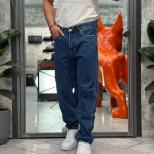 JEANS ALEX 5 TASCHE DARK WASH - STRAIGHT LEG (GAMBA DRITTA) GL6393Q