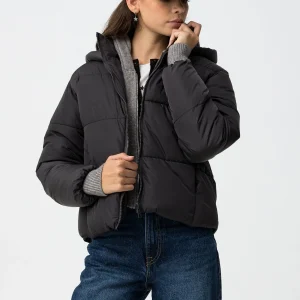 GIUBBINO NARCISA_5 TRAPUNTATO CON CAPPUCCIO E CERNIERA FRONTALE 10062700.NER