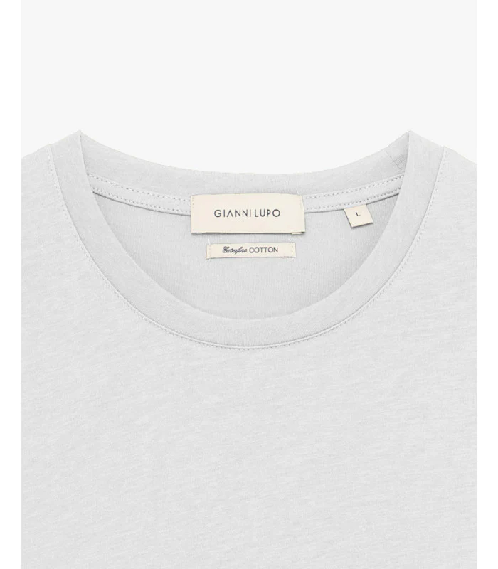 T-SHIRT BASIC IN 100% COTONE EXTRA FINE - REGULAR FIT GL1078F-S26.ICE - immagine 5